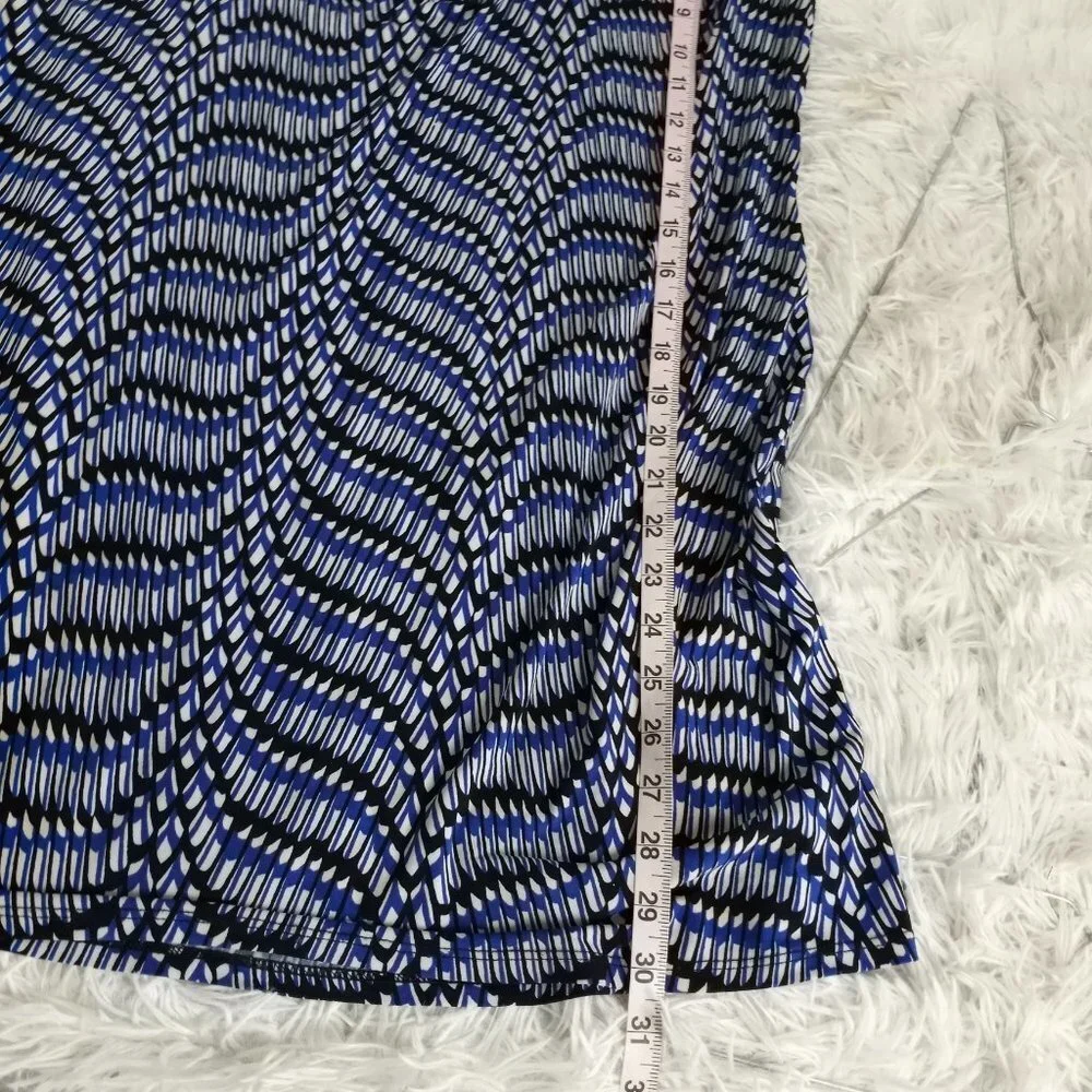 Motherhood Maternity Sleeveless Tunic Blouse Career Drape Neck M - Picture 5 of 6